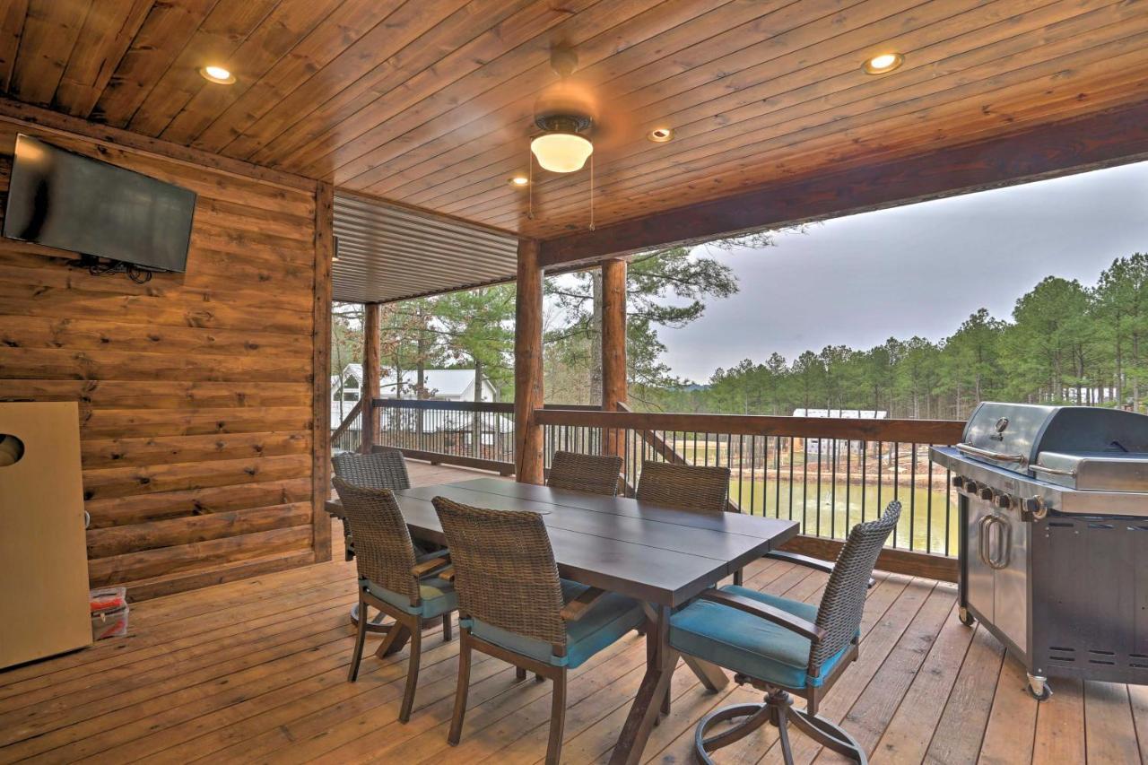 Luxe 'Great Bear Lodge' With Spa, Fire Pit, And Views! Broken Bow Eksteriør billede